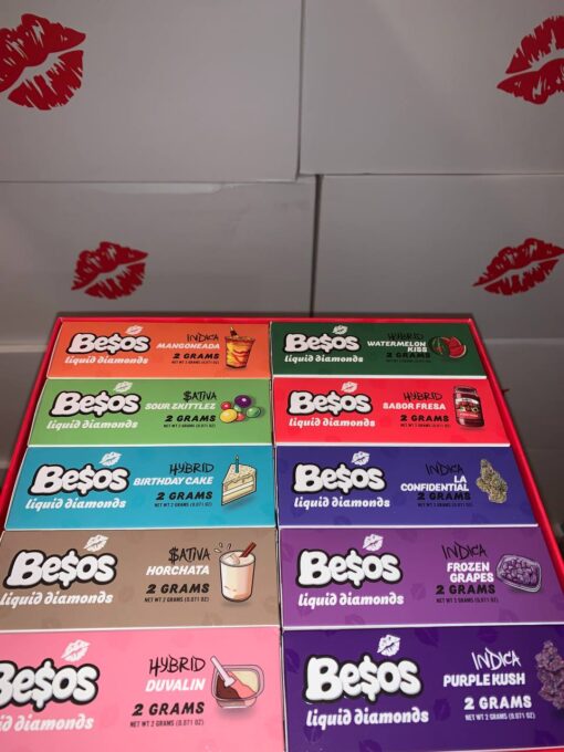 Besos 2g liquid diamonds disposable vape