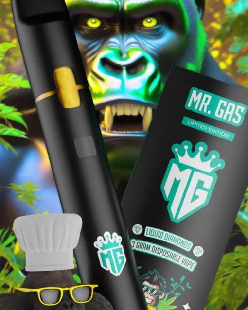 Mr gas 3g liquid diamonds gorilla glue disposable